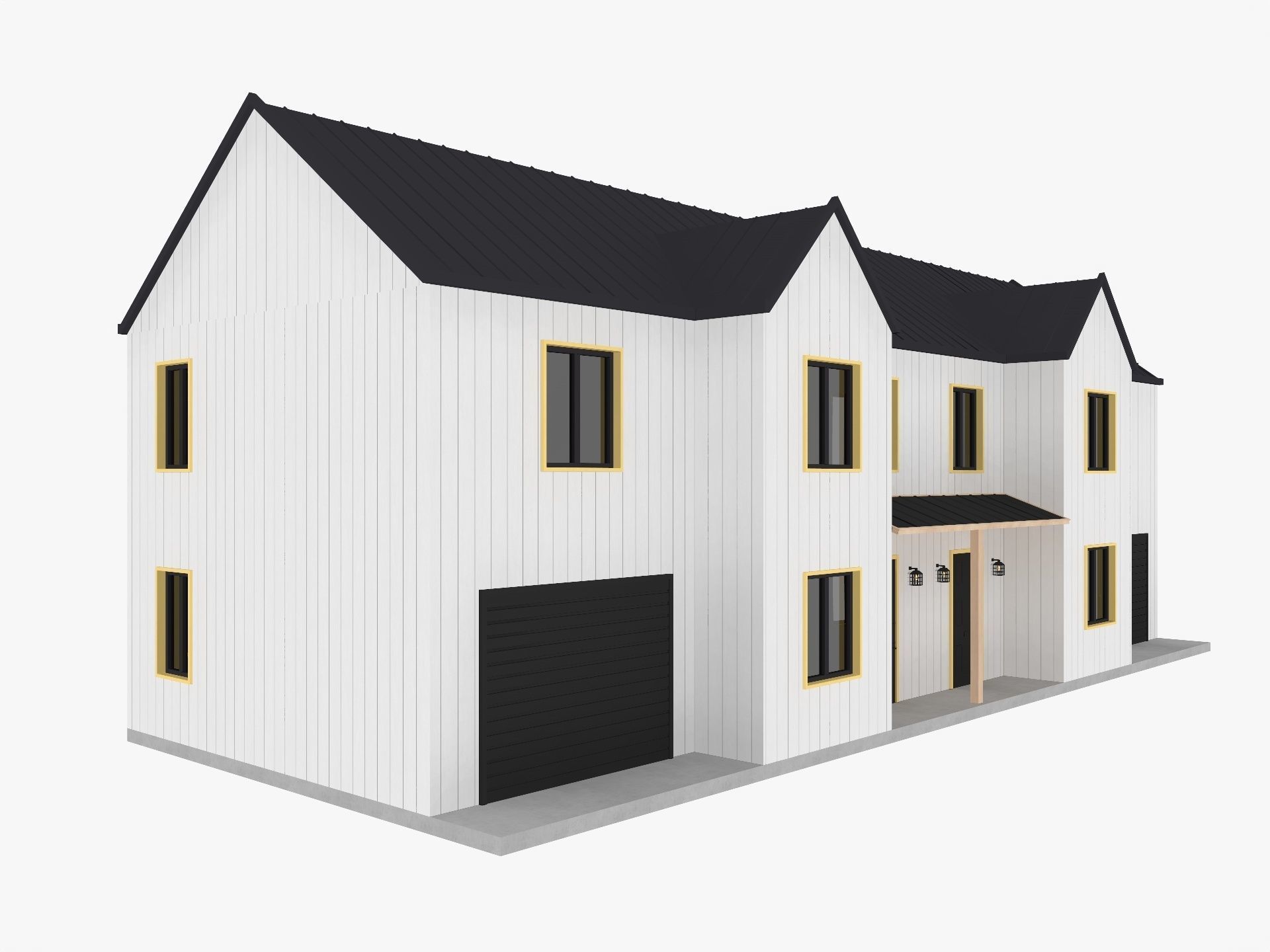 Modern Residential Houses 3D model_31