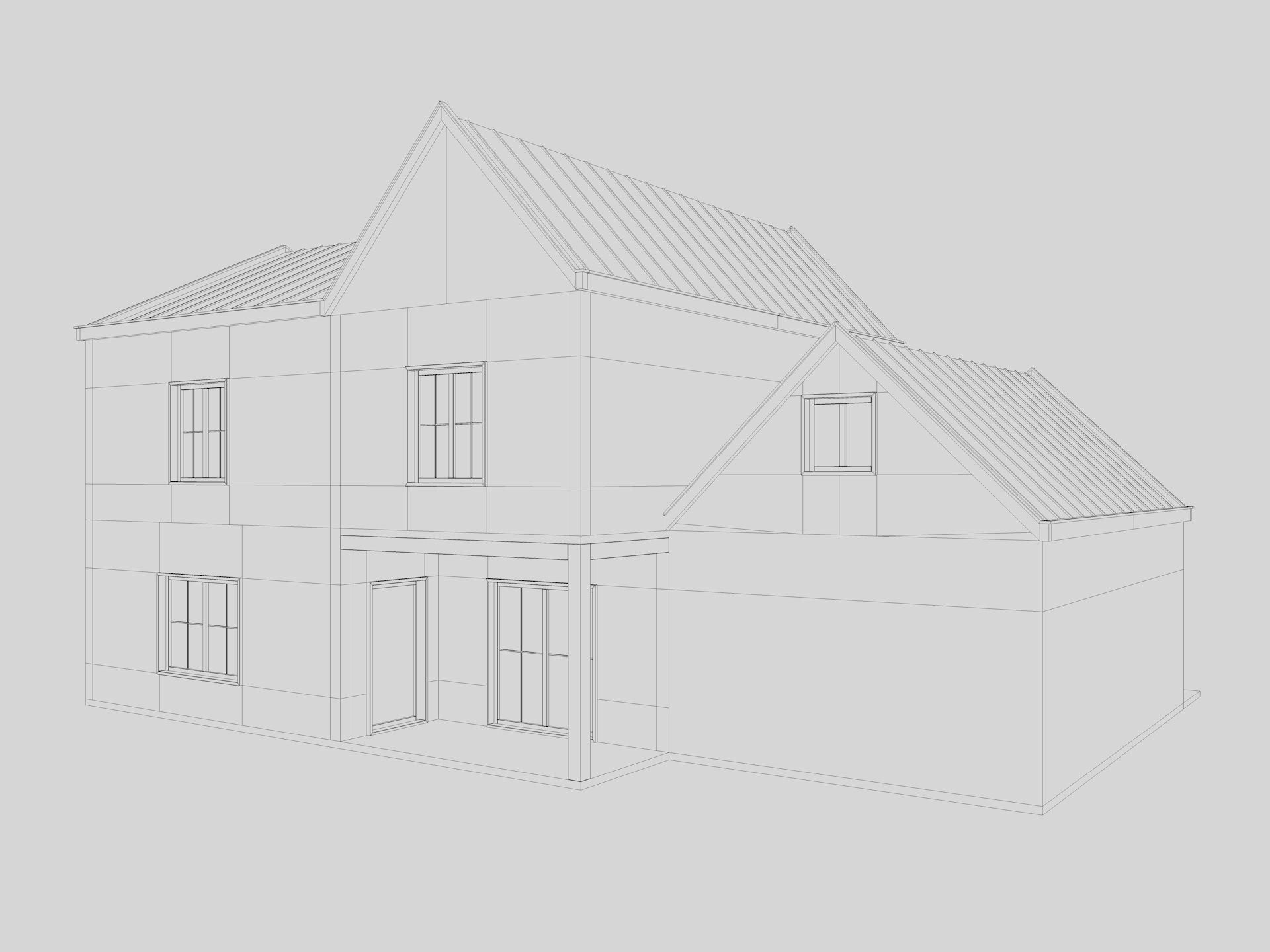 Modern Residential Houses 3D model_37