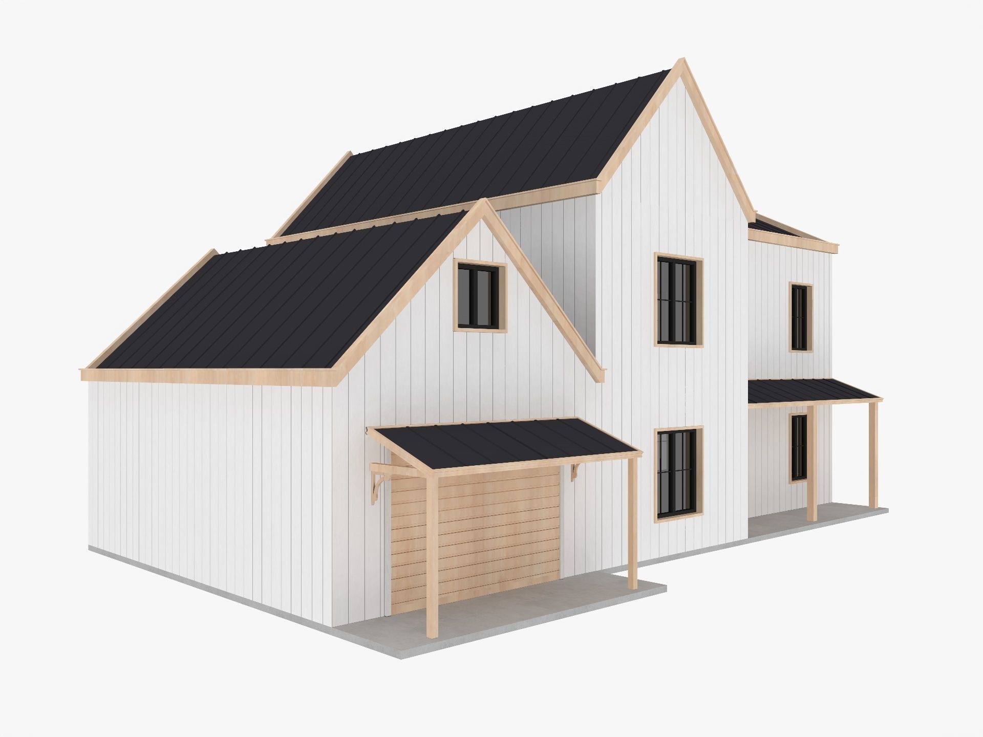 Modern Residential Houses 3D model_35