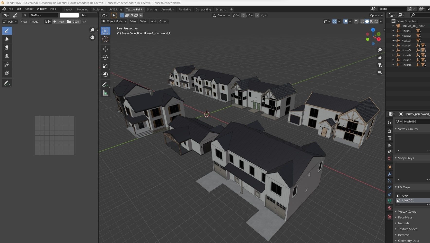 Modern Residential Houses 3D model_40