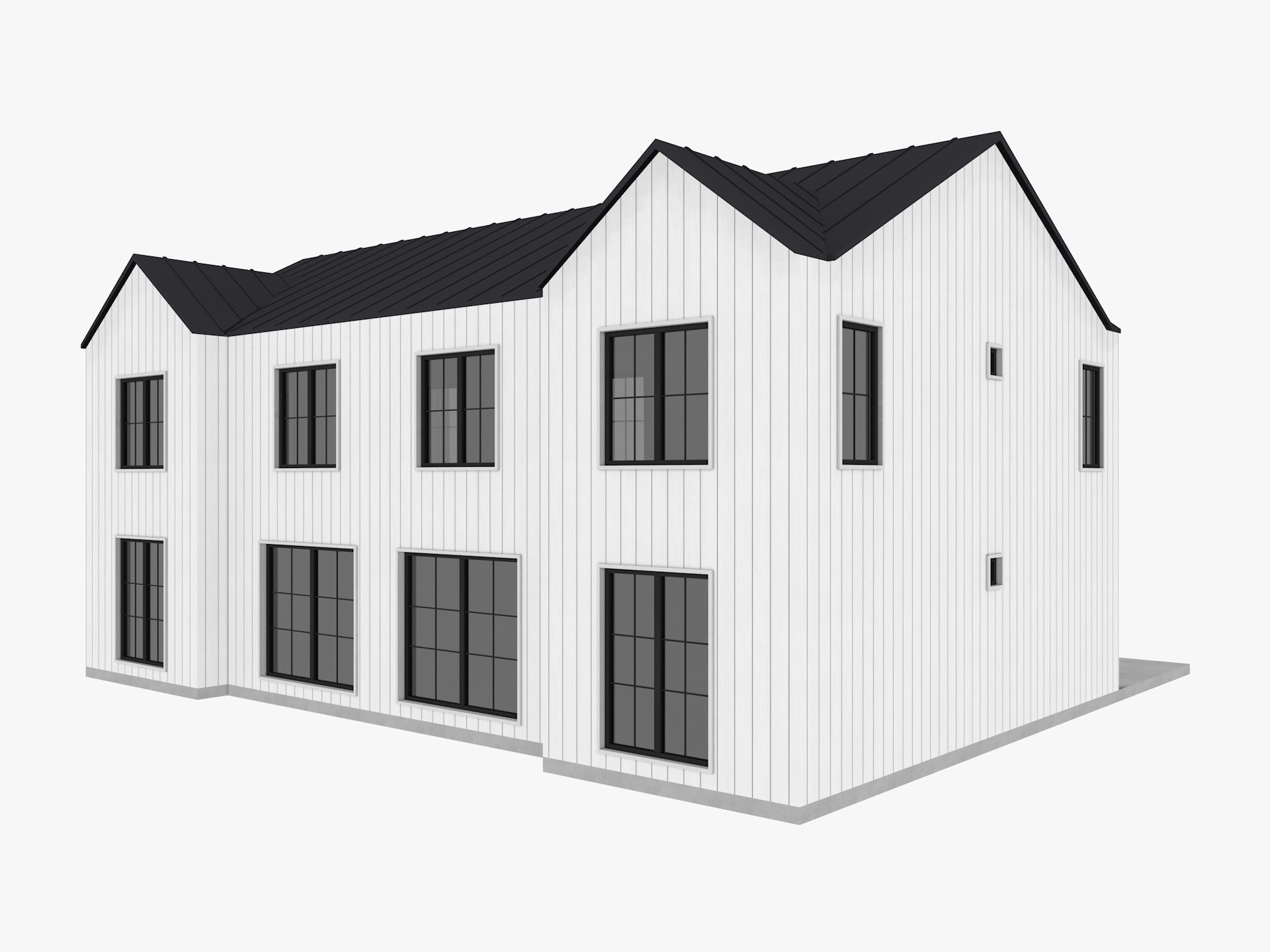 Modern Residential Houses 3D model_7