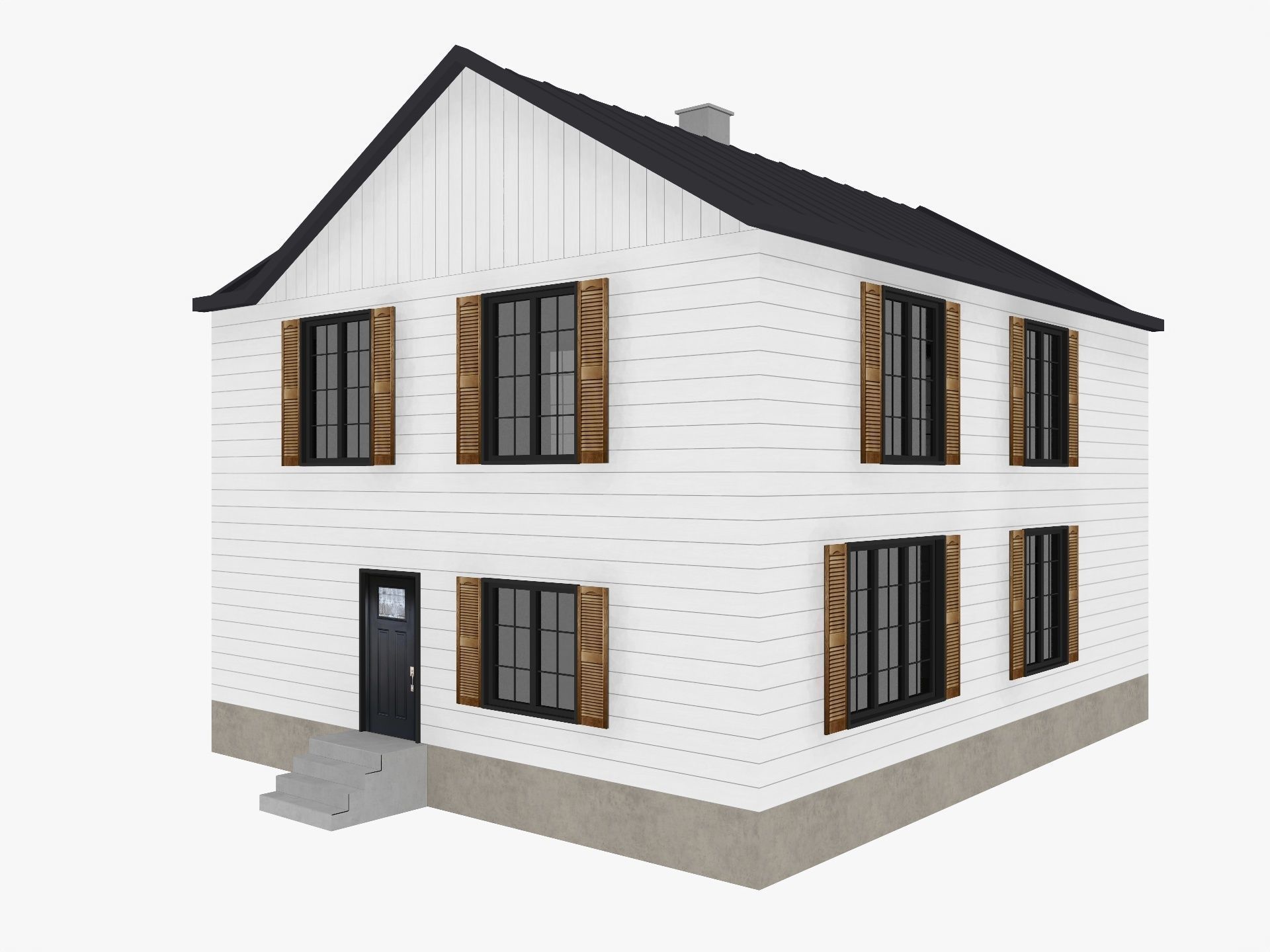 Modern Residential Houses 3D model_15