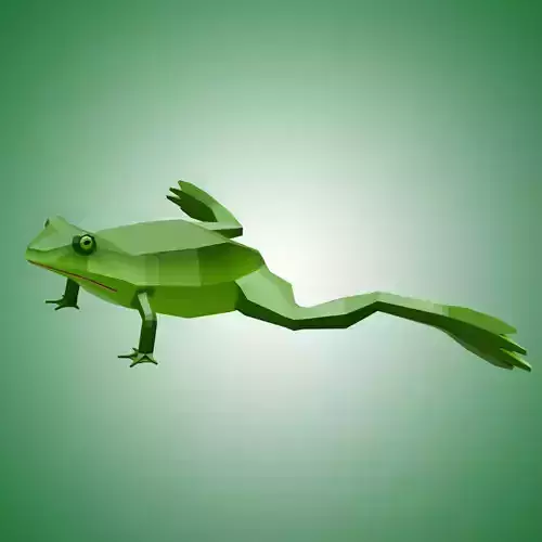 Frog Low Poly