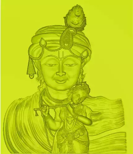 3D RADHA KRISH 3D print model