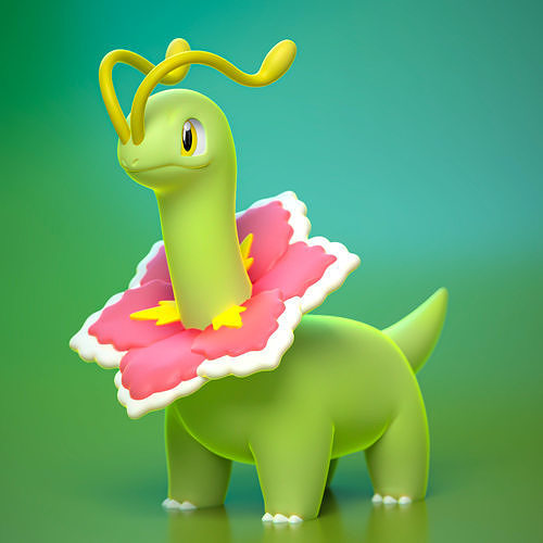 MEGANIUM POKEMON 3D model 3D printable | CGTrader
