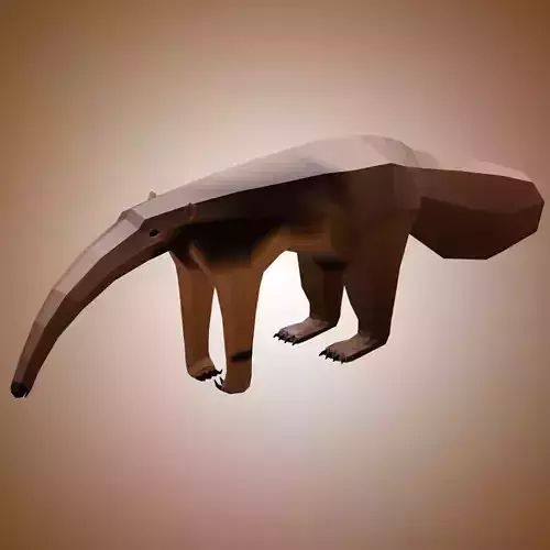 Anteater Low Poly