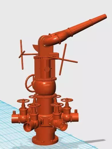 Water Cannon 3D model_0