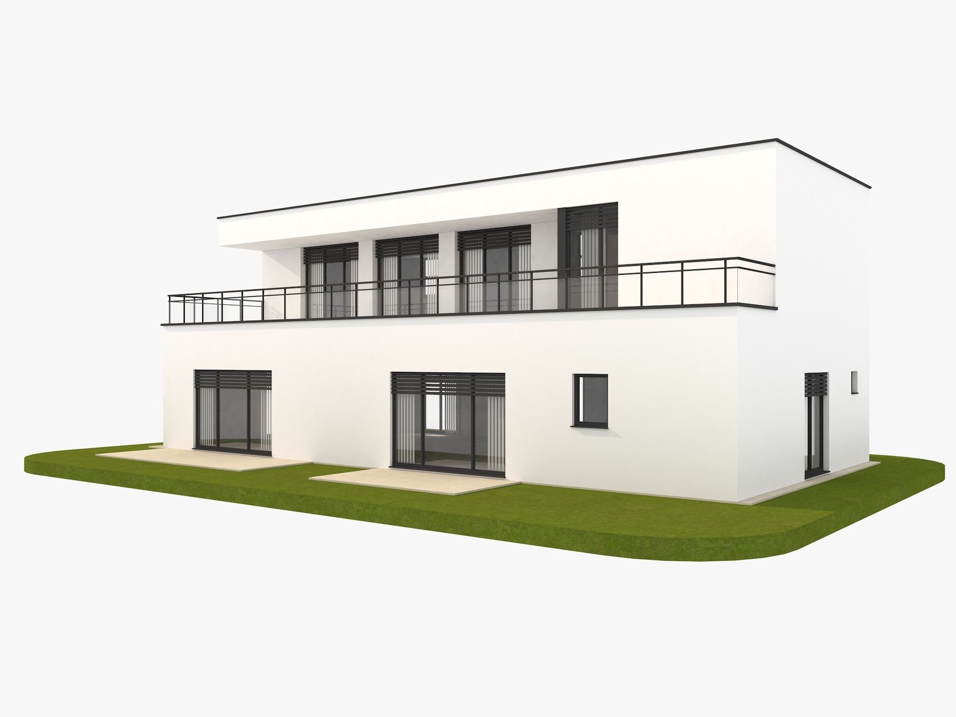 Modern Houses Collection 3D model_45