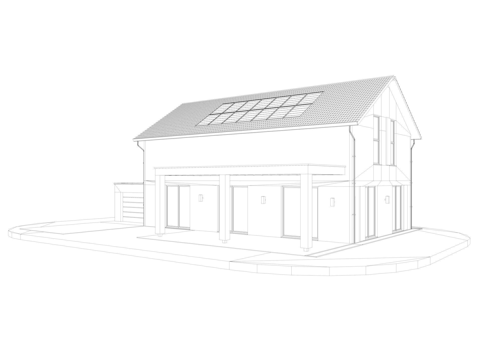 Modern Houses Collection 3D model_38