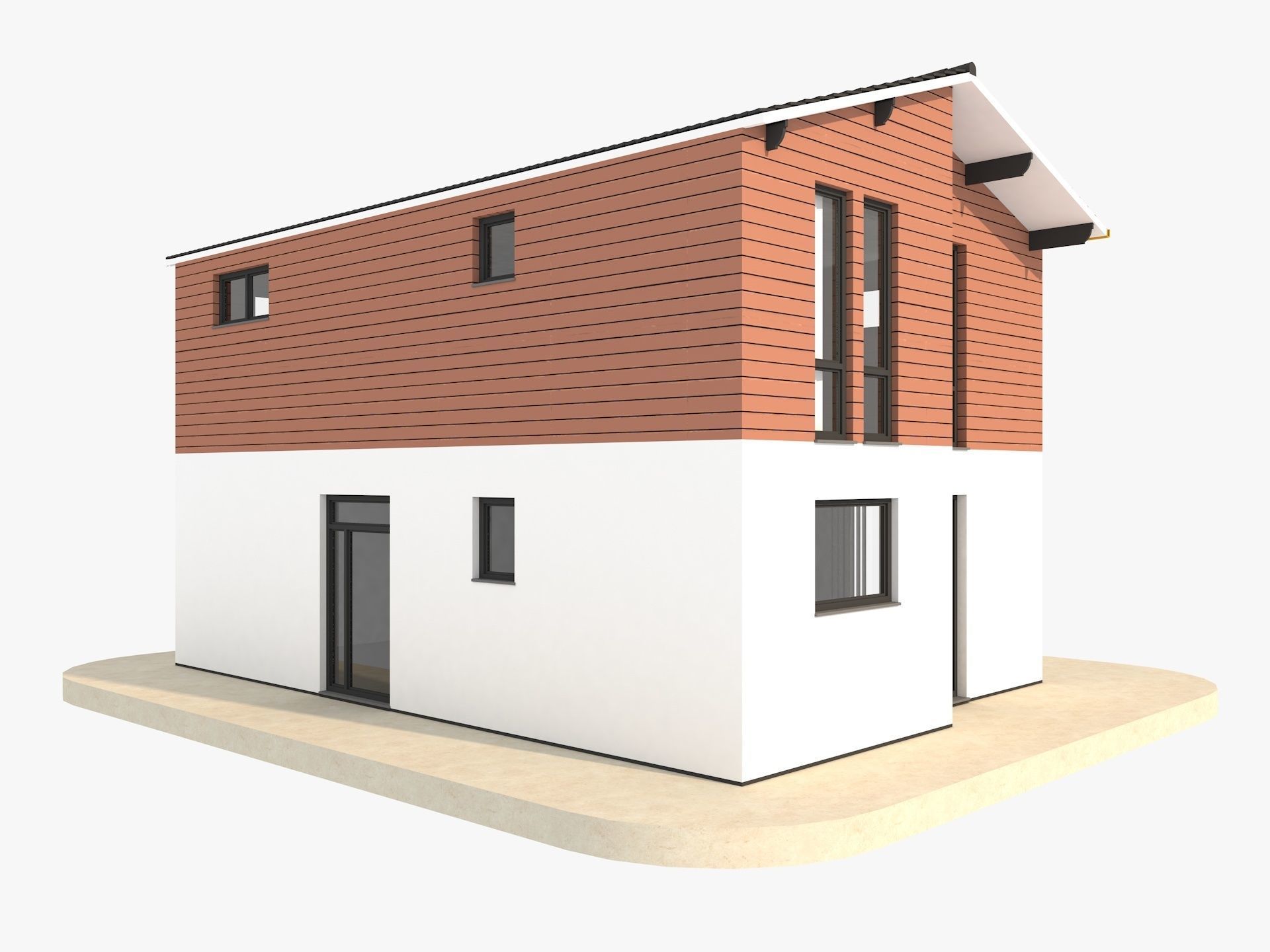 Modern Houses Collection 3D model_49