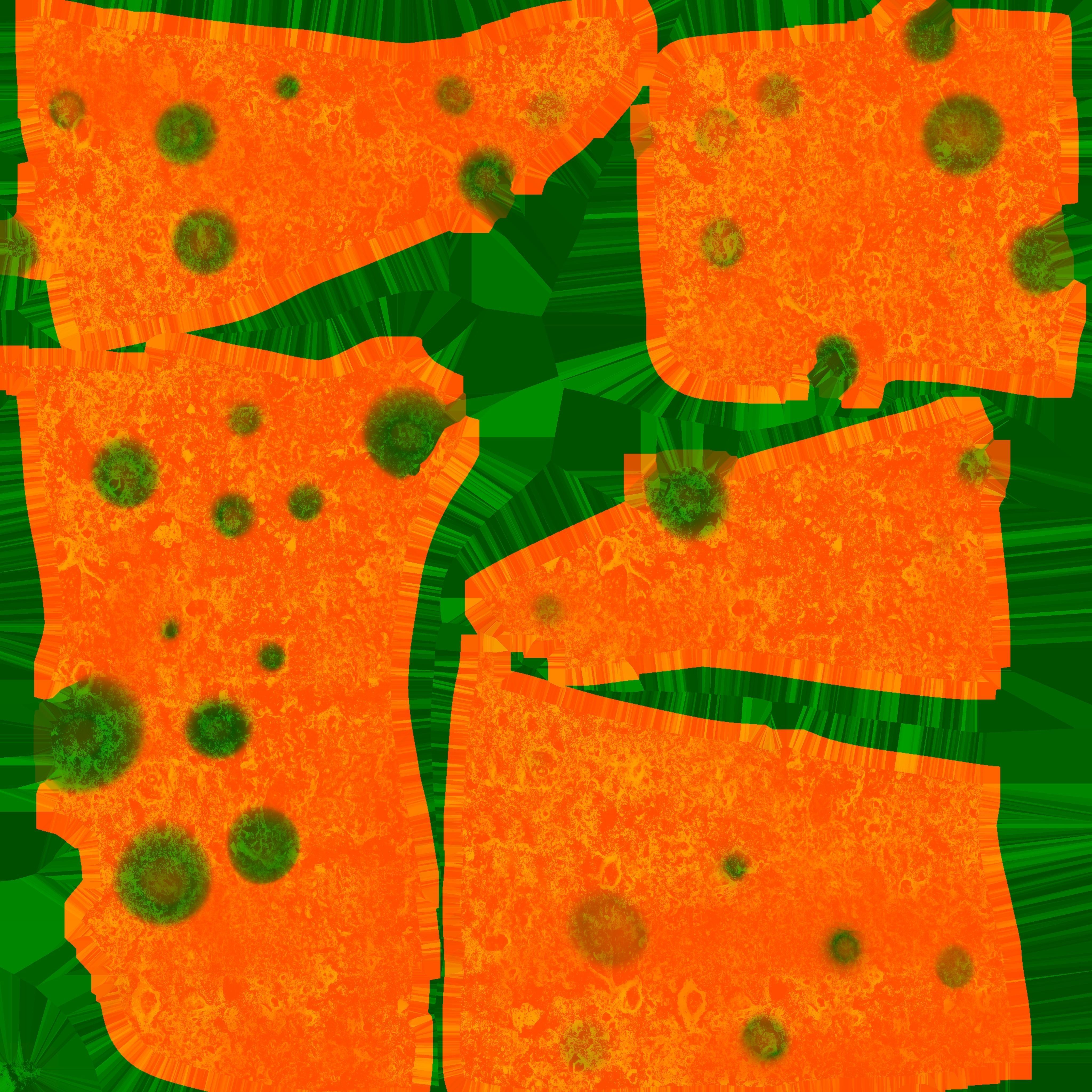 Cheese With Hole Low-poly 3D model_7