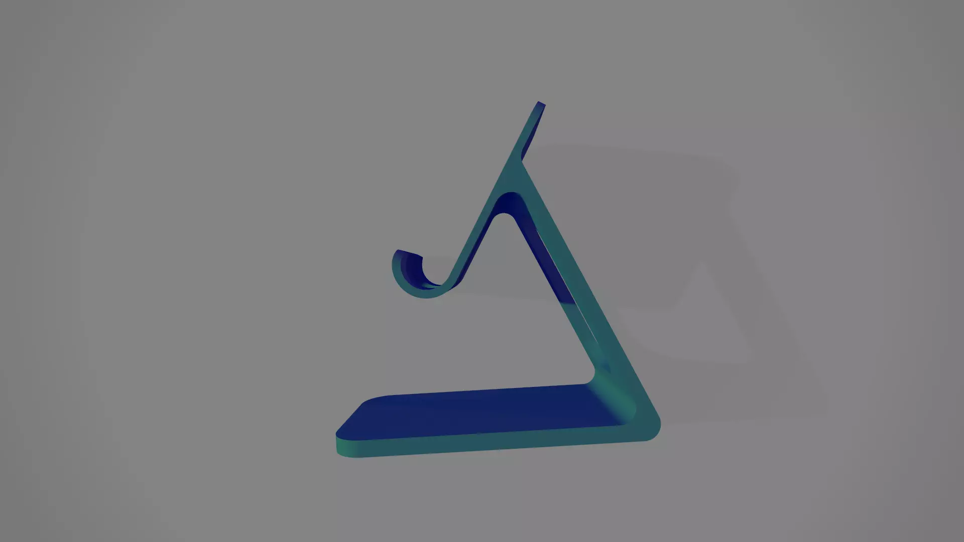 Mobile charging stand 3D print model_0