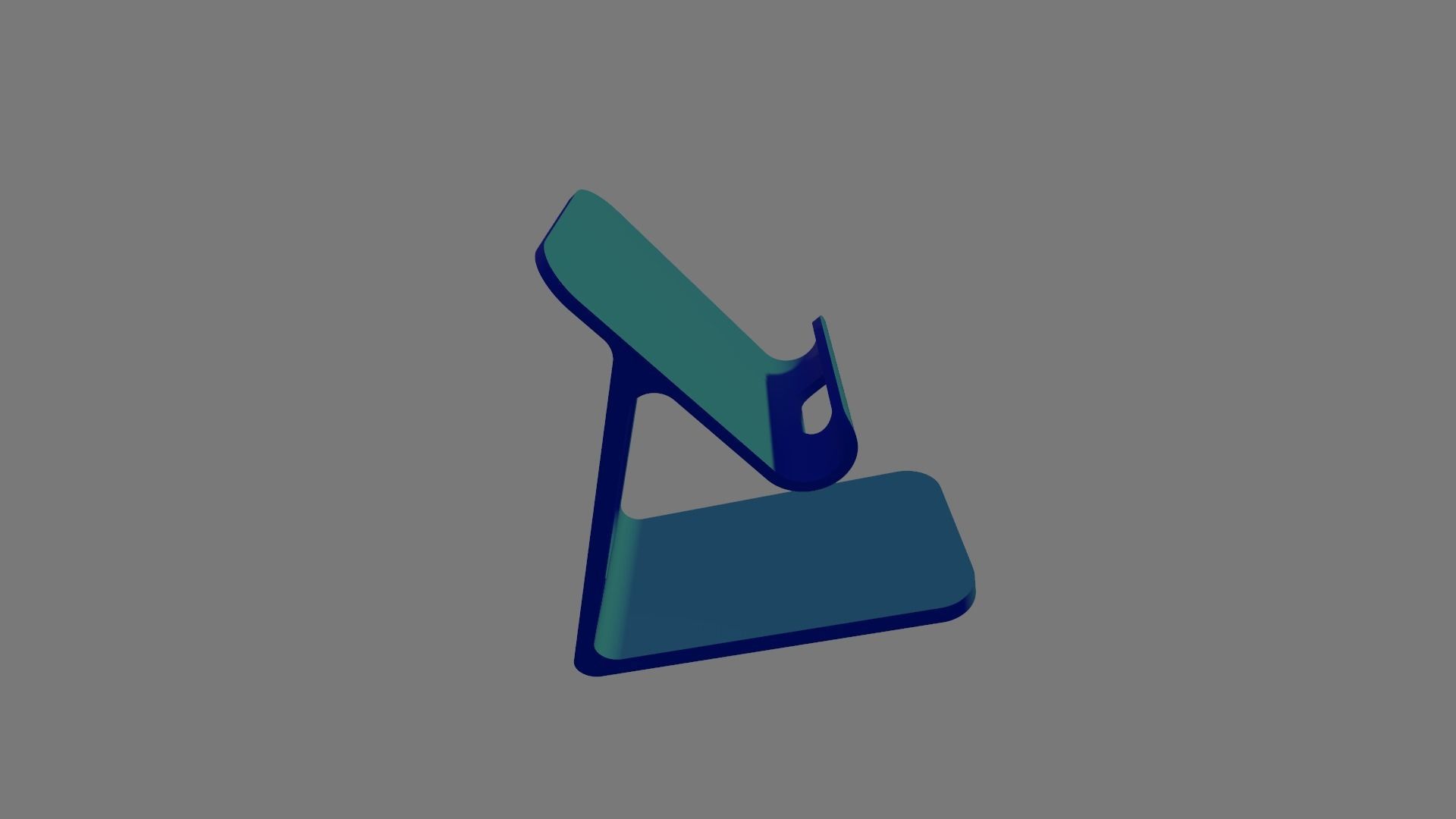 Mobile charging stand 3D print model_4