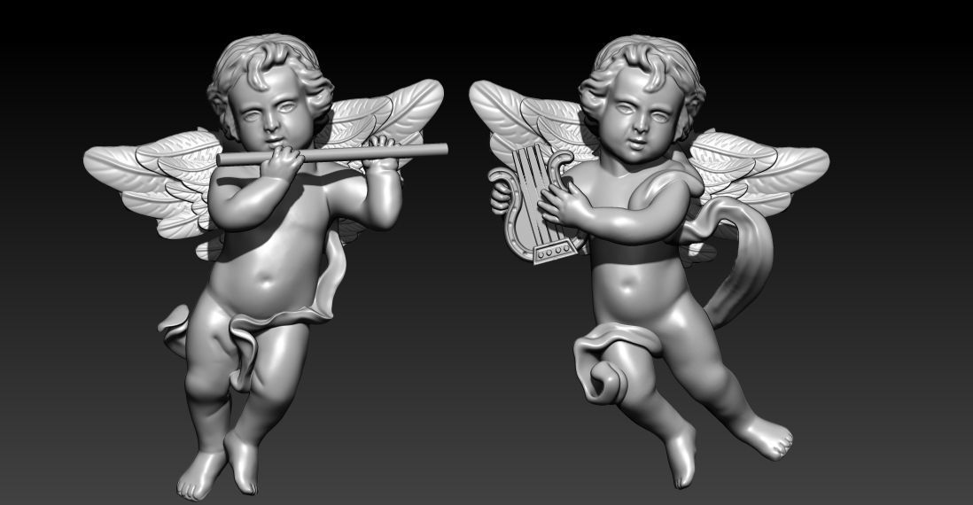 DECOR - CUPID LOVE - RING - STATUE - CNC - 3D PRINT 3D print model_2
