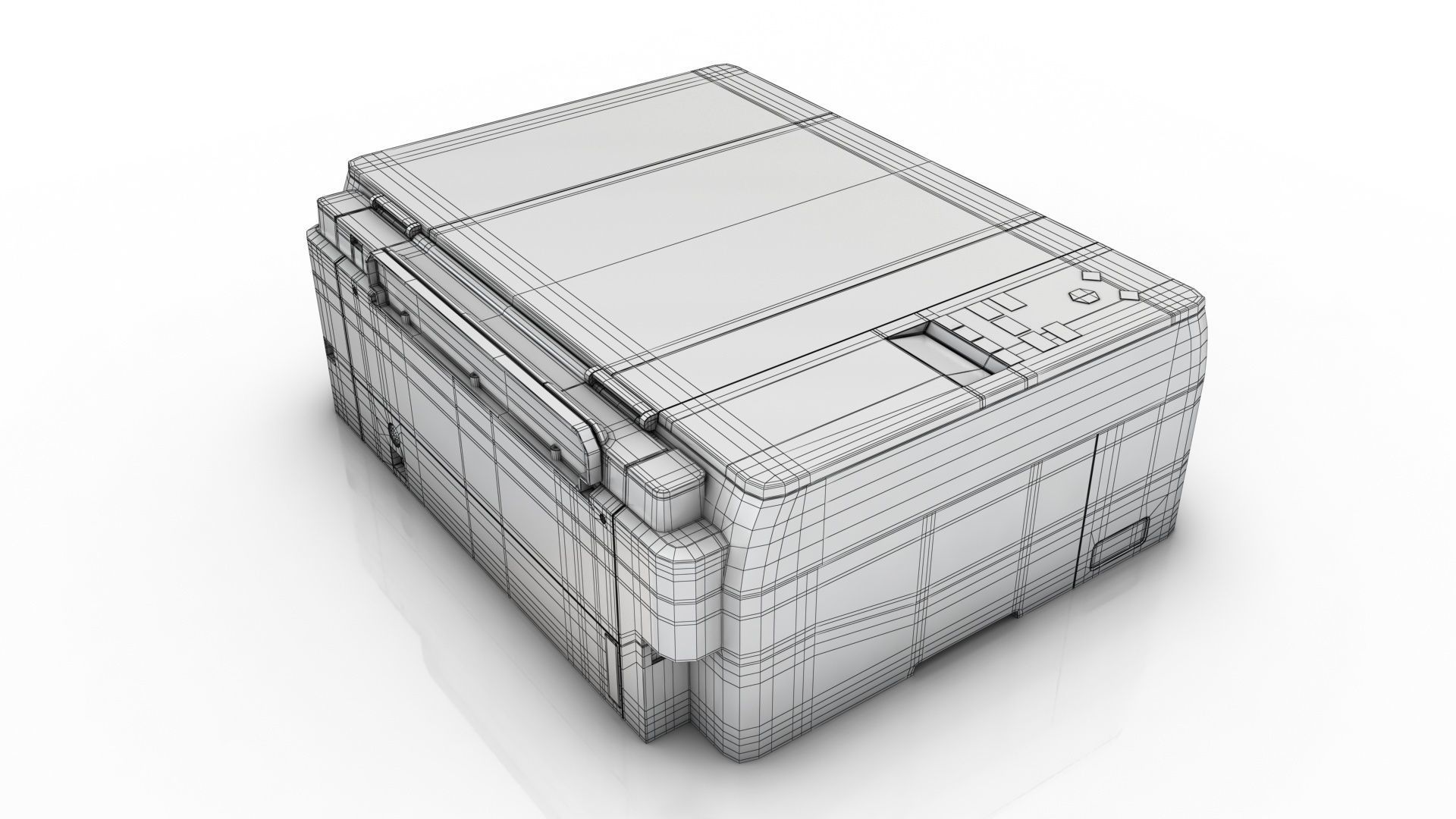 CANON PIXMA G3520 Low-poly 3D model_14