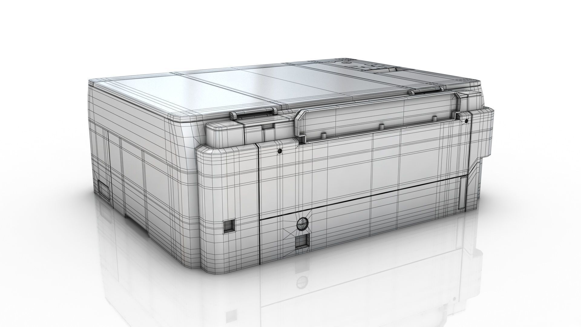 CANON PIXMA G3520 Low-poly 3D model_12