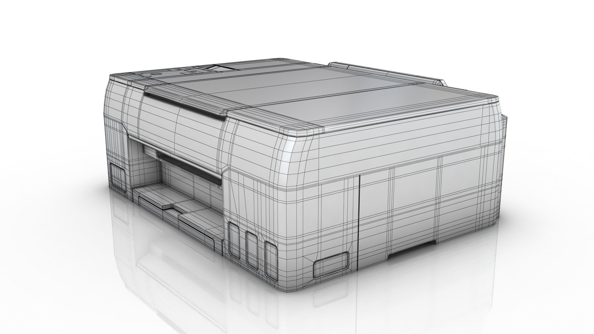 CANON PIXMA G3520 Low-poly 3D model_11