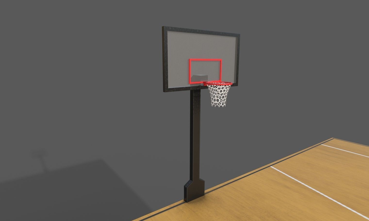 Basketball Avatars Actions Low-poly 3D model_16