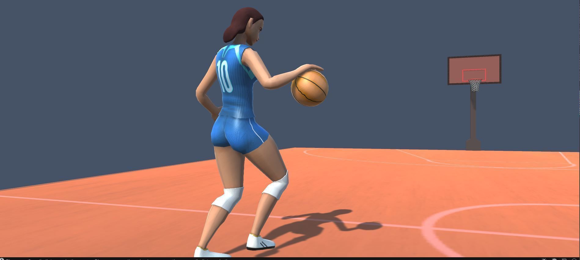 Basketball Avatars Actions Low-poly 3D model_4