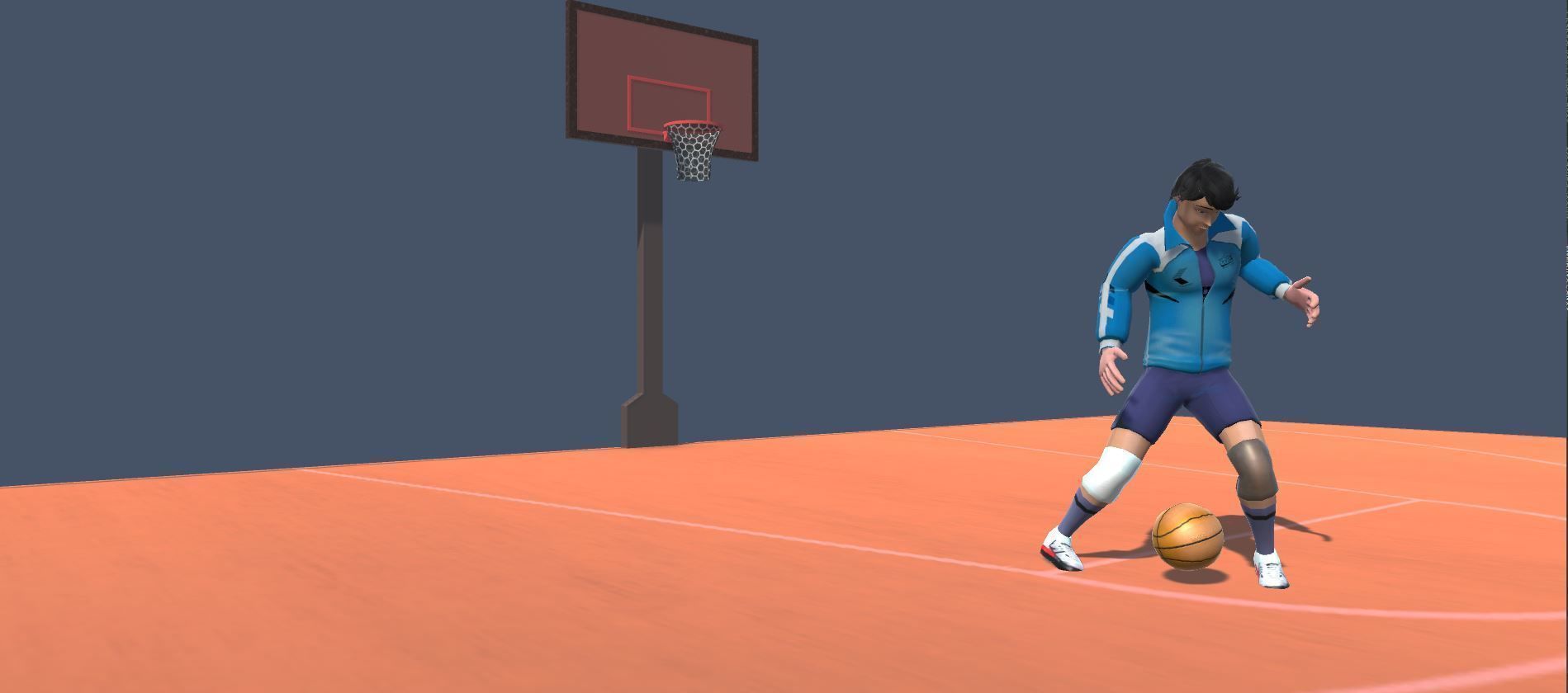 Basketball Avatars Actions Low-poly 3D model_9
