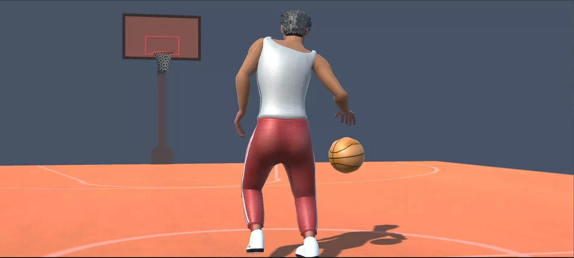 Basketball Avatars Actions Low-poly 3D model_0