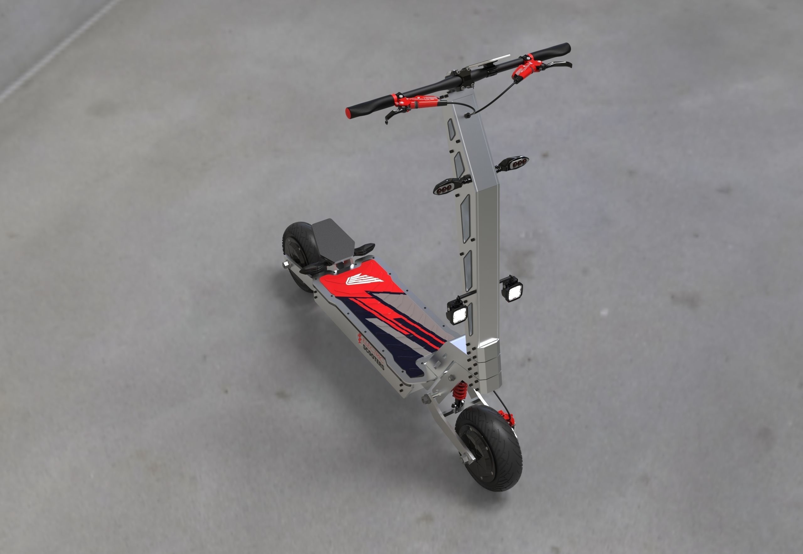 SCOOTER ELECTRIC  3D model_1