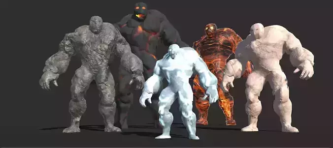 Golem Rigged