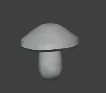 A Toadstool Mushroom 3D print model_0
