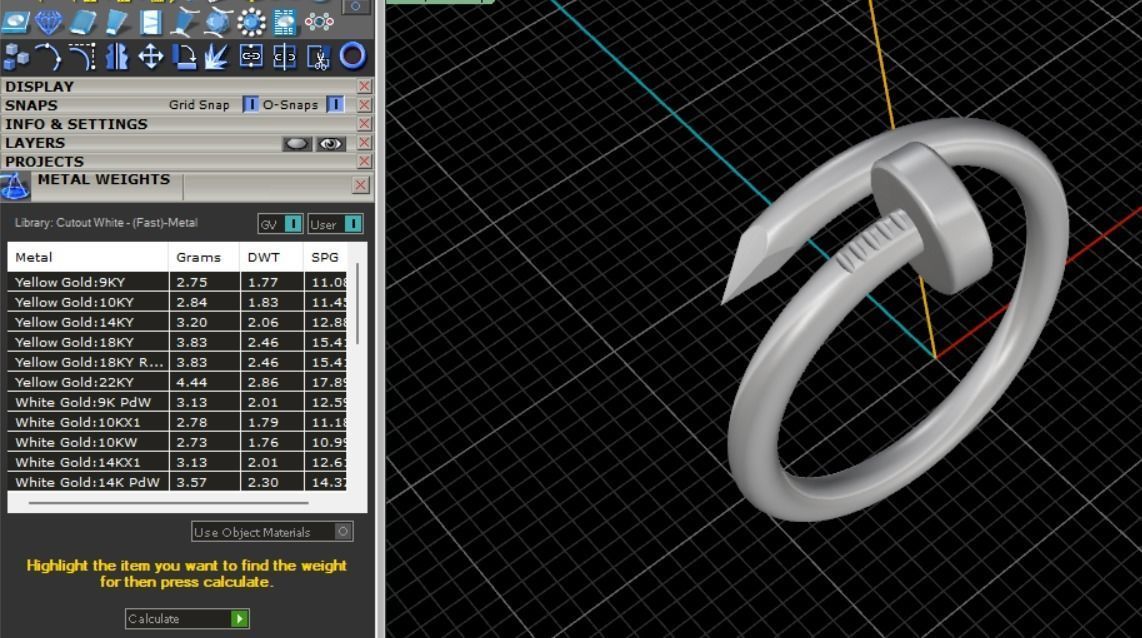 15 Rings 3D print model_3