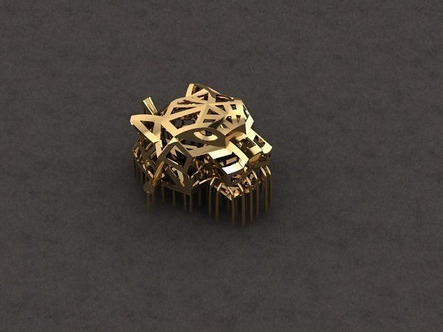 tiger pendant 3D print model