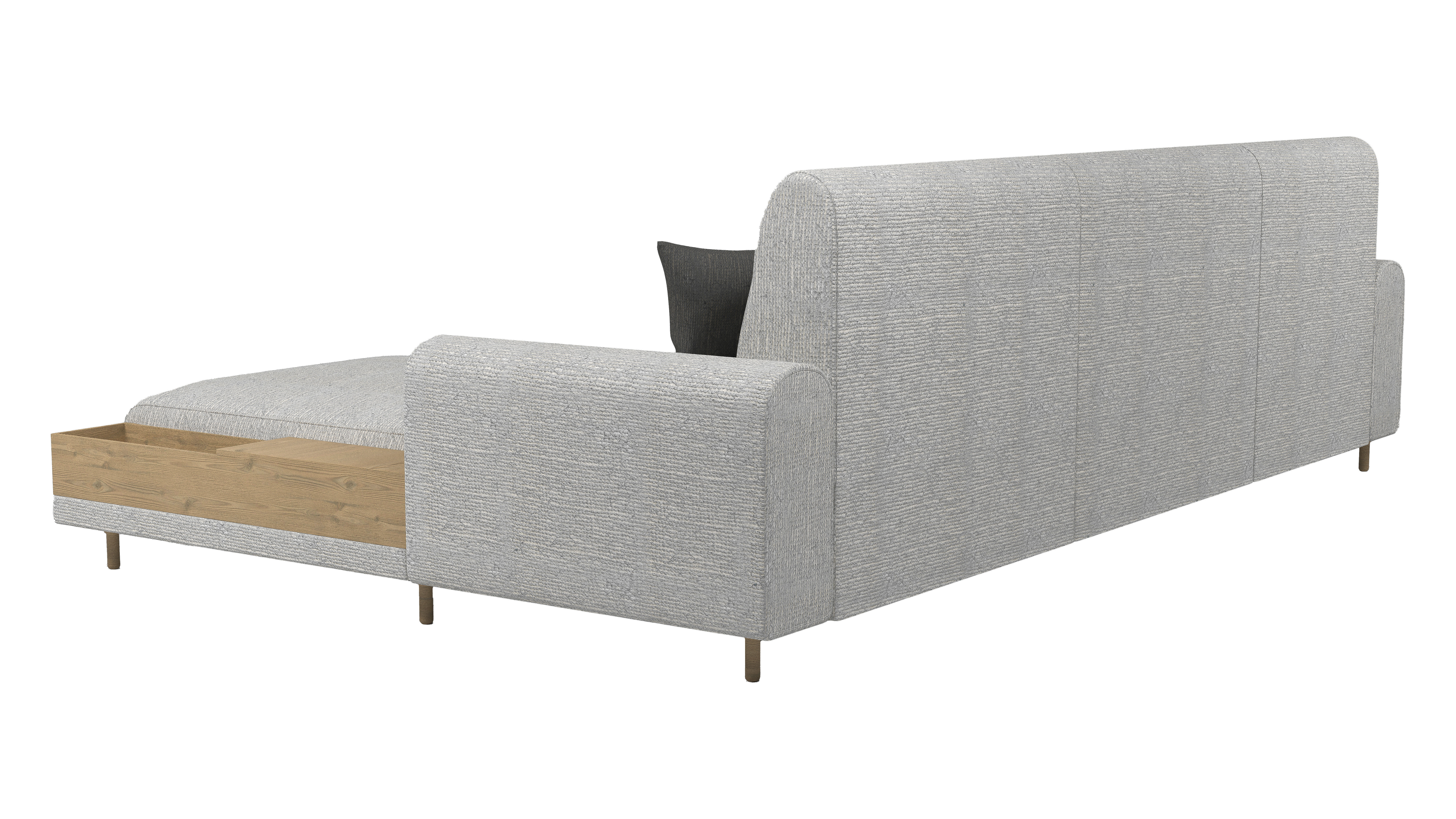 Ikea Langaryd L Shaped Sofa  3D model_4