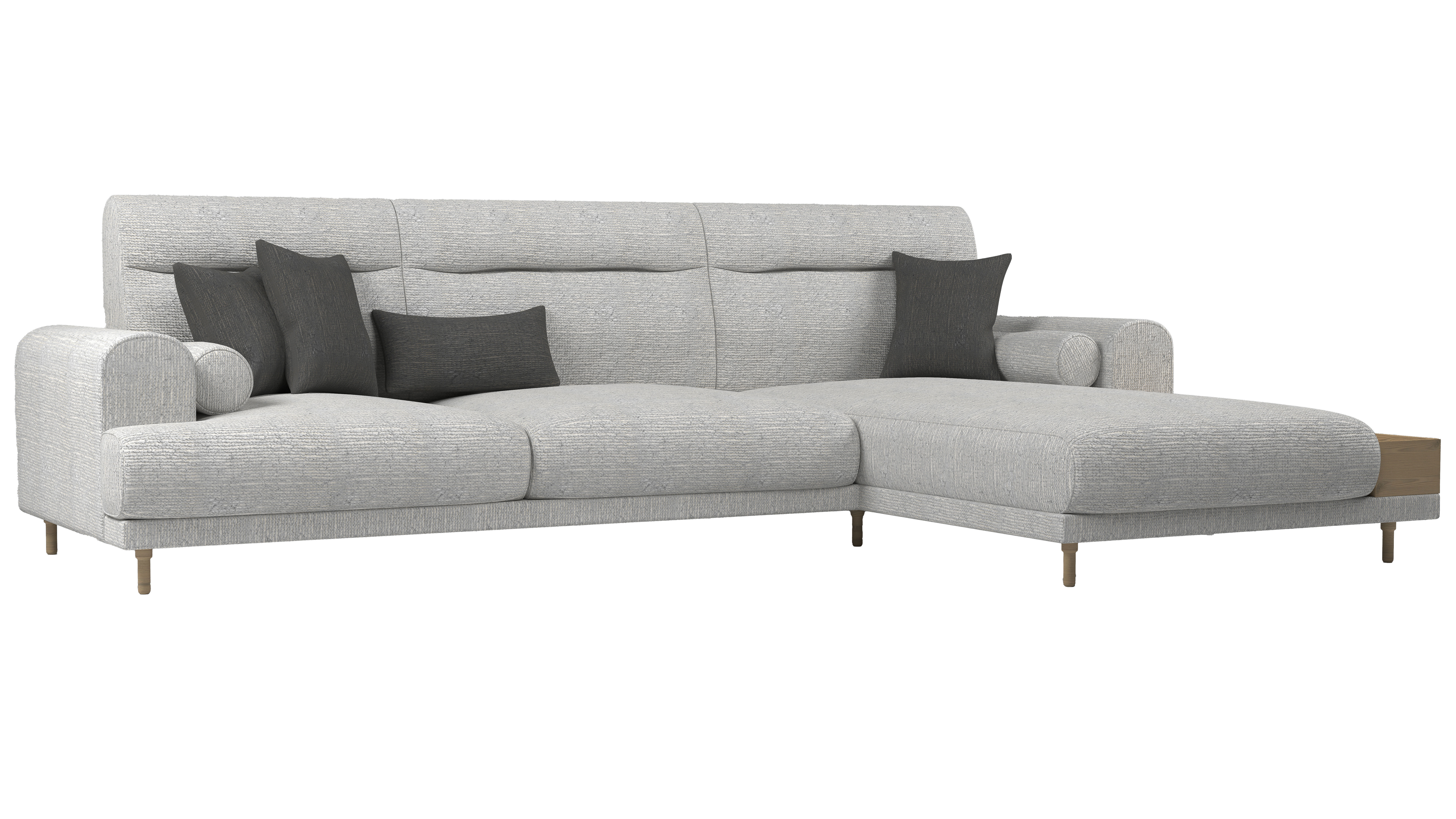 Ikea Langaryd L Shaped Sofa  3D model_3