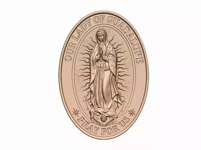 Our Lady of Guadalupe Medallion 03