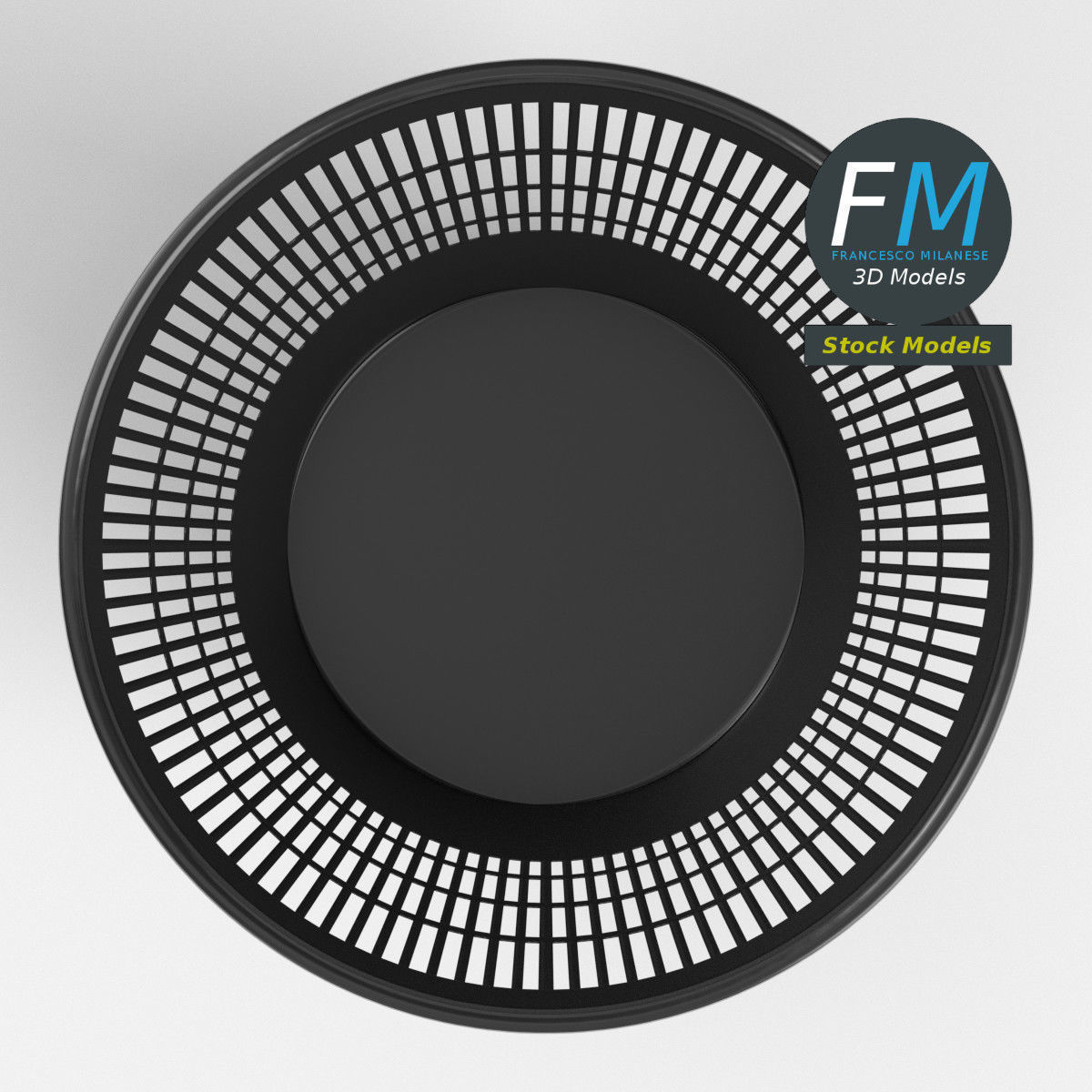 Perforated plastic trash bin 1 3D model_6