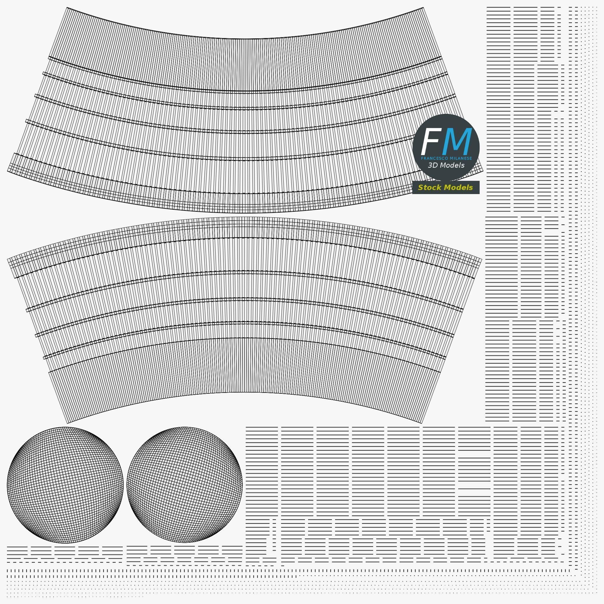 Perforated plastic trash bin 1 3D model_11