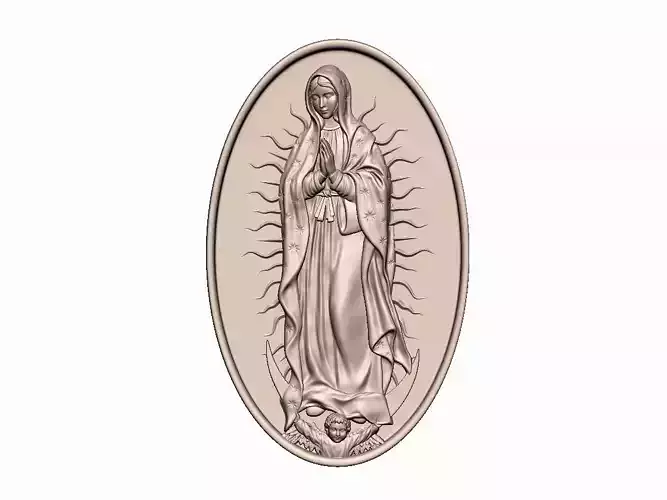 Our Lady of Guadalupe Medallion 02