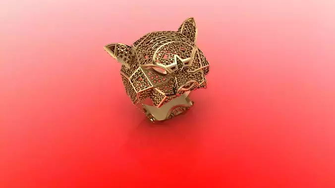 tiger ring 3D print model