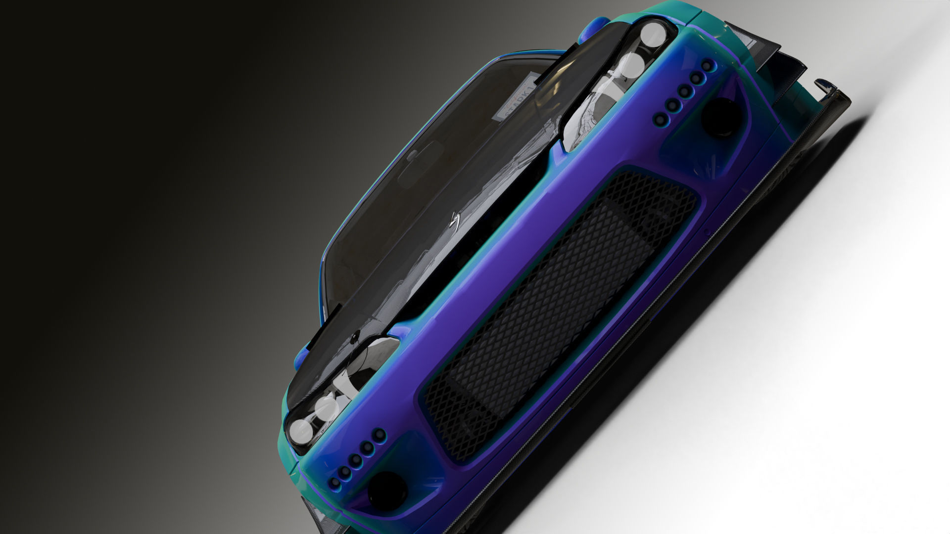 Nissan Silvia s15 Low-poly 3D model_23