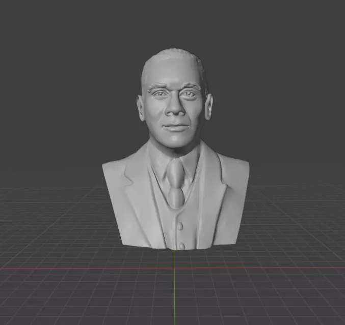 Richard Wright 3D print model_0