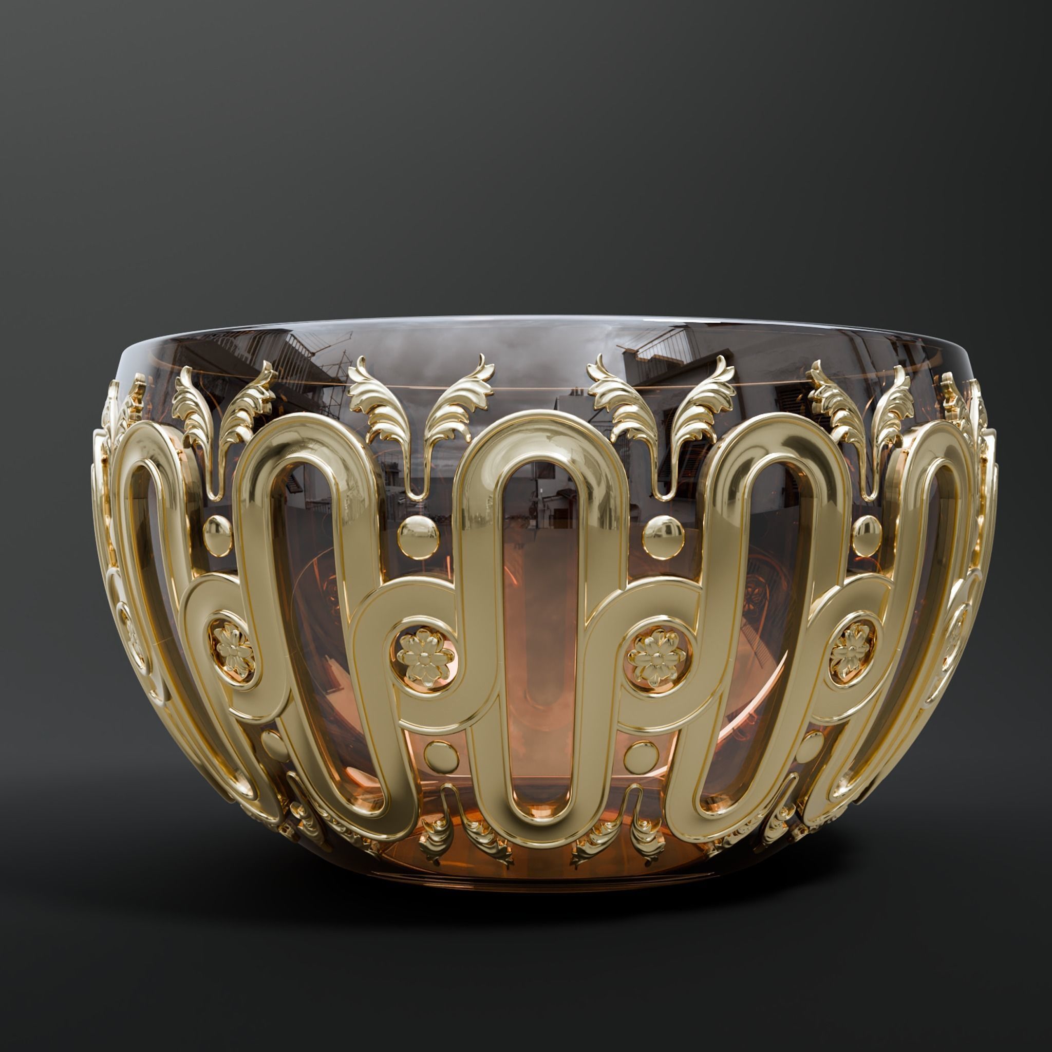 globe texture 3D model_3