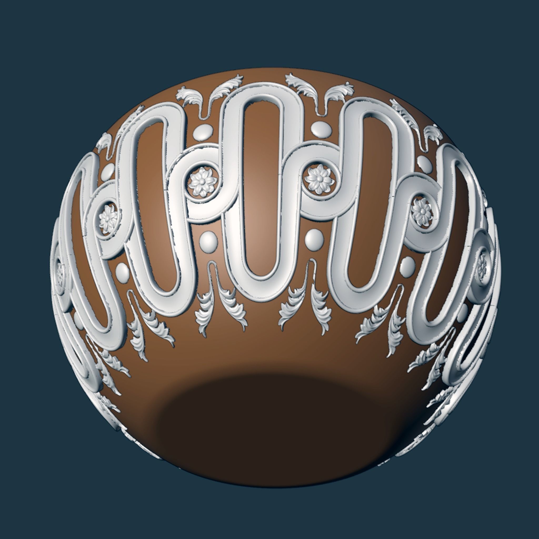 globe texture 3D model_5