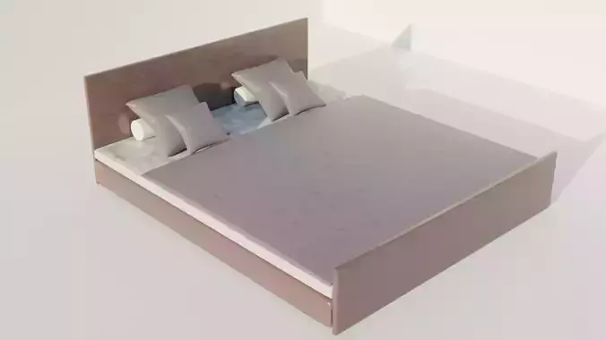 Bed for interior