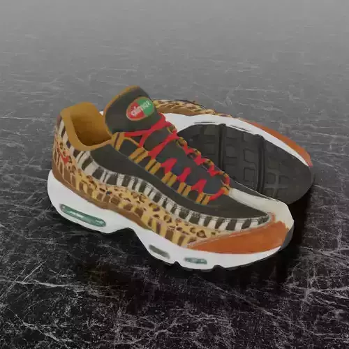 NIKE AIR MAX 95 ANIMAL SHOES 3D
