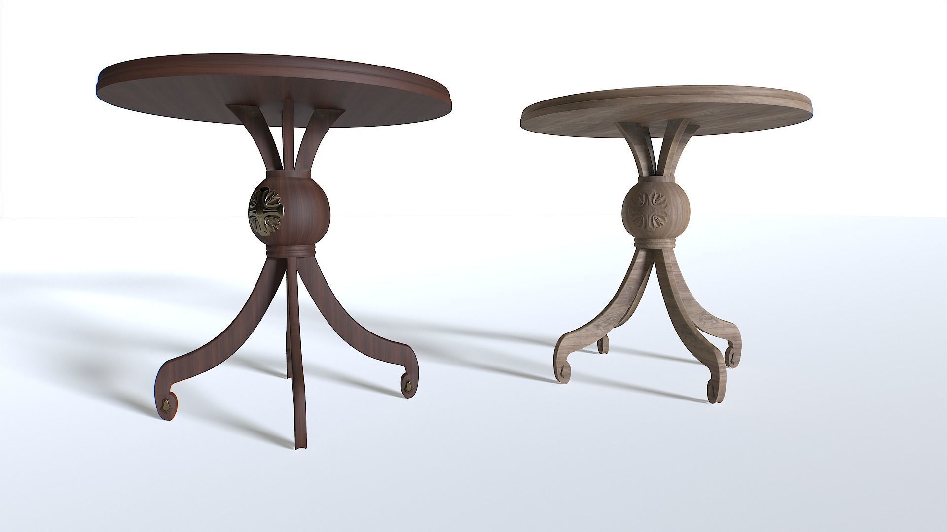 Coffee Table Pack 3 Low-poly 3D model_5