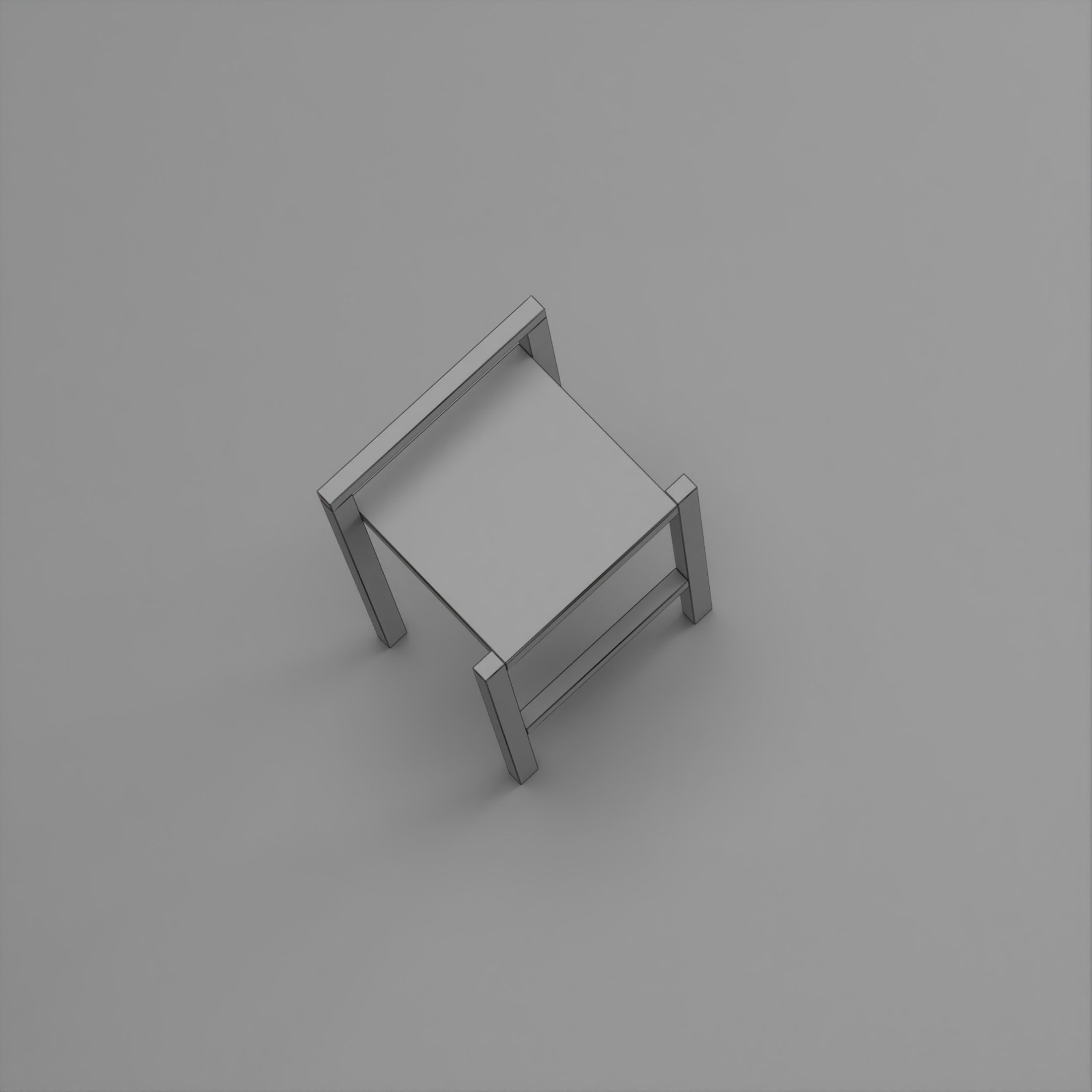 Bar Stool 3D model_5
