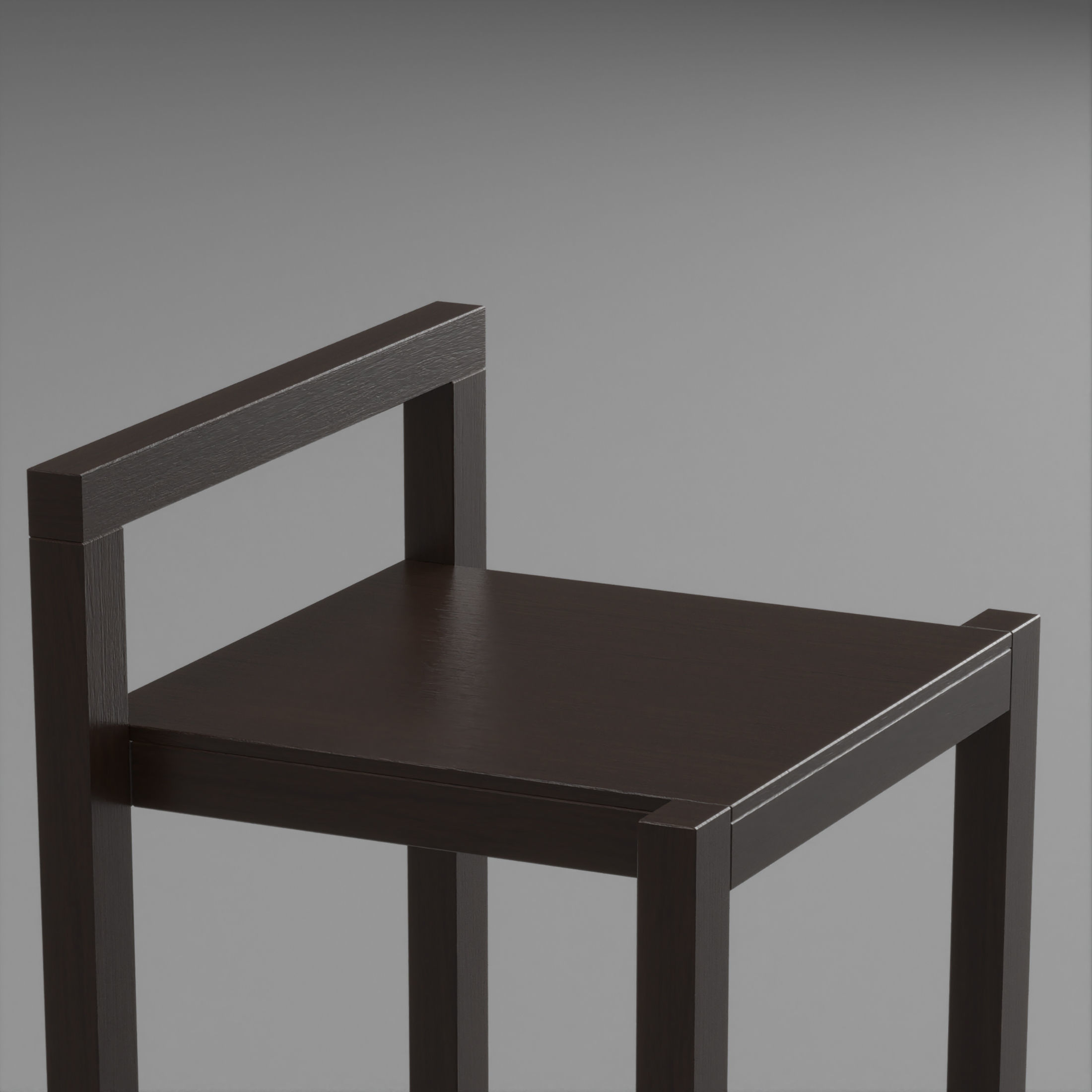 Bar Stool 3D model_2