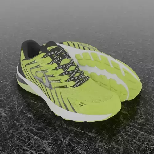 LD 3D SHOES - YELLOW