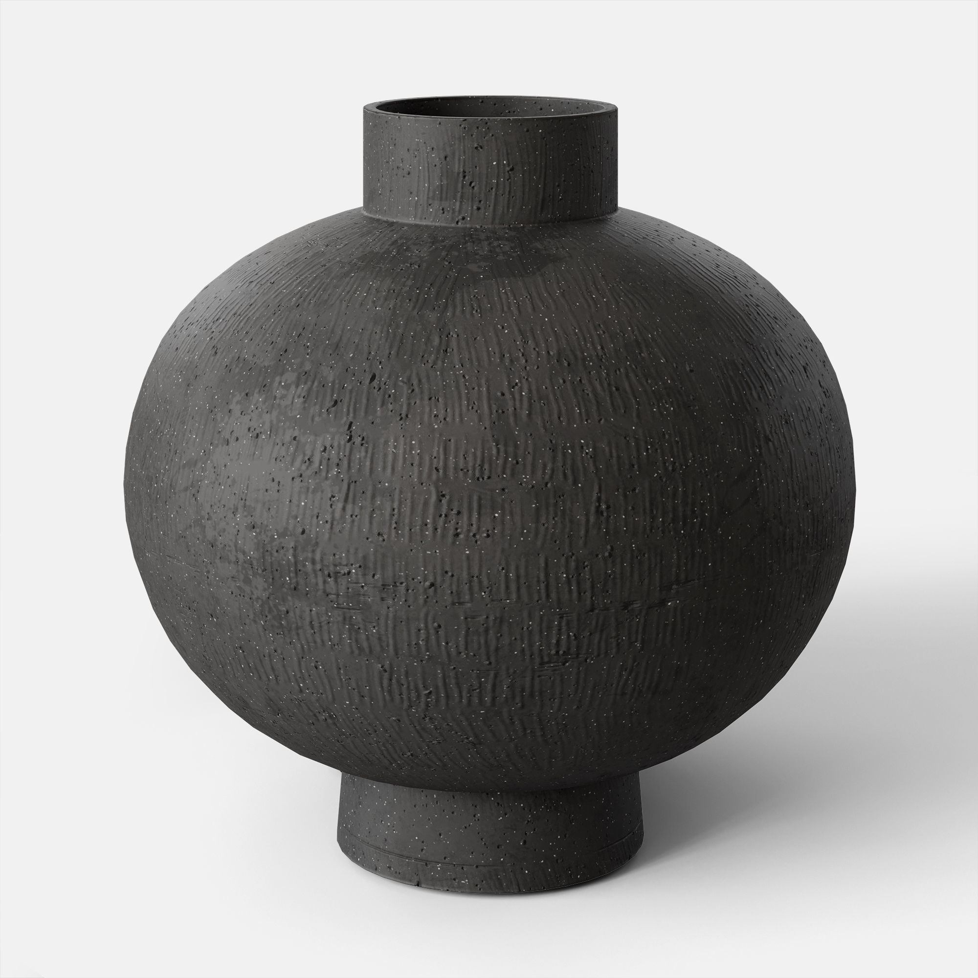 RH Geometric vases collection 3D model_7