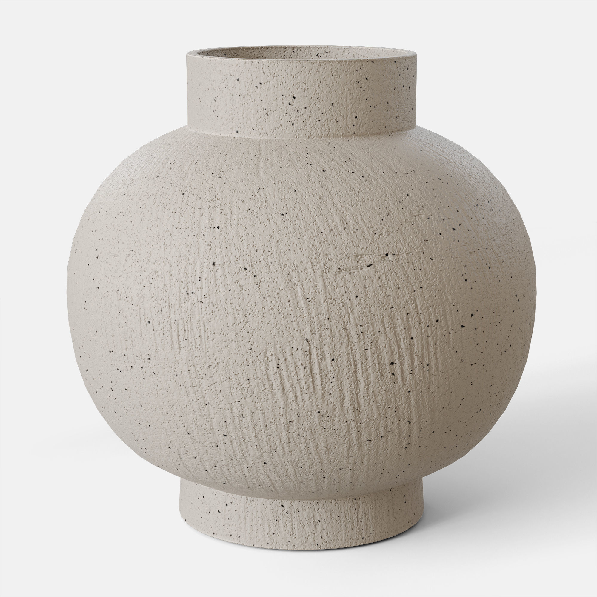 RH Geometric vases collection 3D model_1