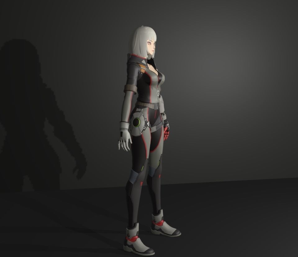 ace force silver 3D model_3